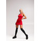 Сукня Labellamafia DRESS Decote Nadador Neutral Flowers RED 20794