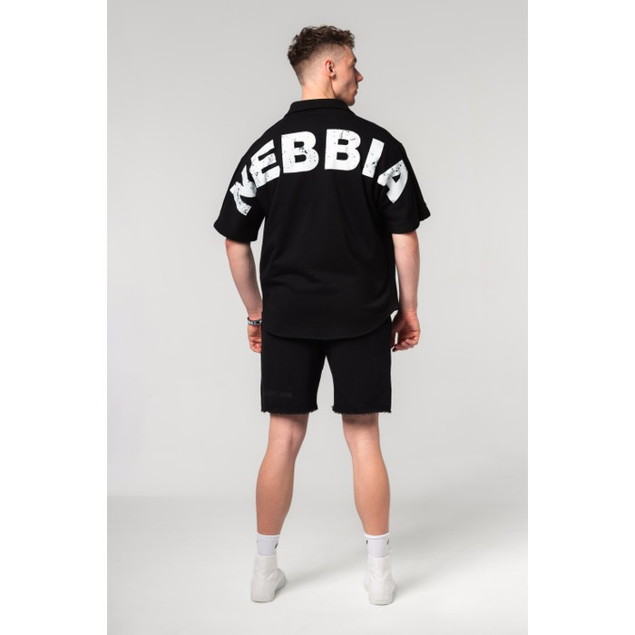 Сорочка Nebbia Oversized Shirt 90s THROWBACK Black 350