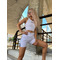 КОМПЛЕКТ CONJ. CROPPED+SHORTS MATCH 23136