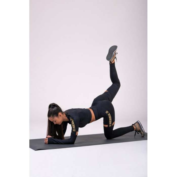 Топ Honey Bunny crop top 821 Black