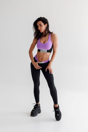 Топ High-Impact Padded Sports Bra SIGNATURE Lila 472 Lilac
