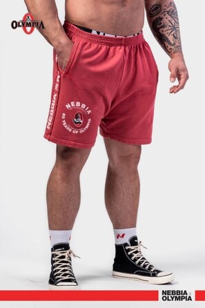 Шорти Nebbia Washed Sweat Shorts LEGEND Red  786