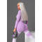 Легінси Fitzona LILAC AND WHITE LEGGINGS