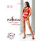 Боди с вырезами и открытым доступом Passion BS083 red