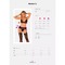 Мереживний комплект Obsessive Maderris 3-pcs set XS/S