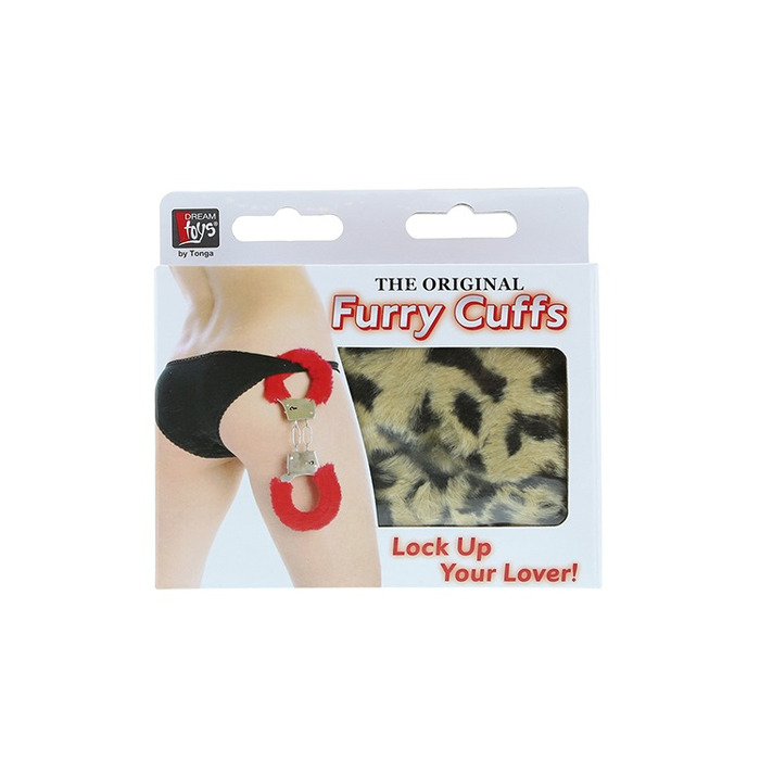 Наручники, Metal Handcuff with Plush, LEOPARD
