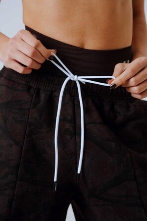 Штани Nebbia Oversized Sweatpants POWER Dark Brown Camo 896