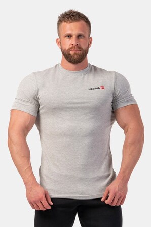 ФУТБОЛКА MINIMALIST LOGO NEBBIA T-SHIRT LIGHT GREY 291