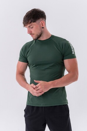 Футболка Sporty Fit T-shirt 'Essentials” Dark Green 326