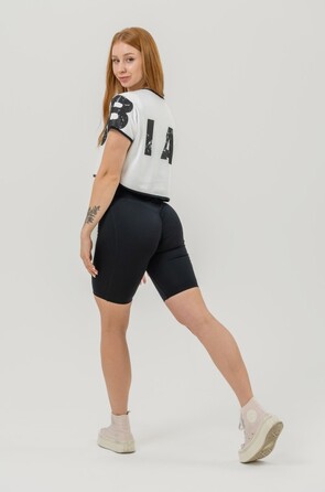 Топ Nebbia Oversized crop top GAME ON White 610