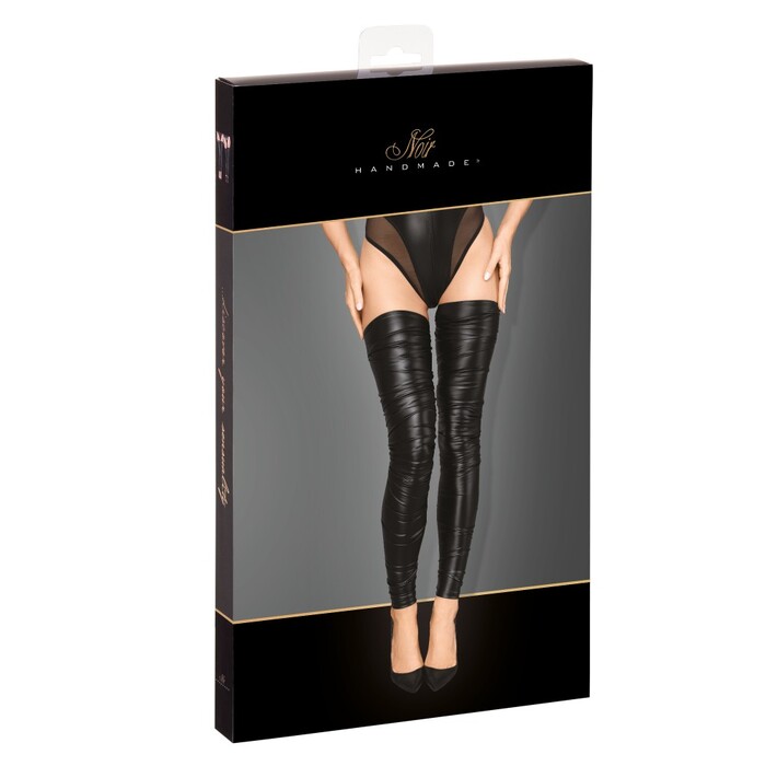 Чулки без носка F207 Noir Handmade M