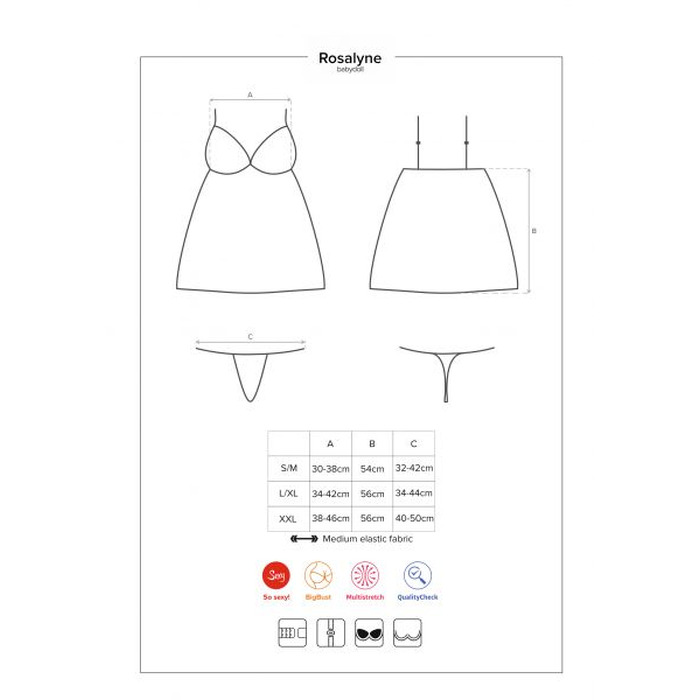 Бебідолл Obsessive Rosalyne babydoll