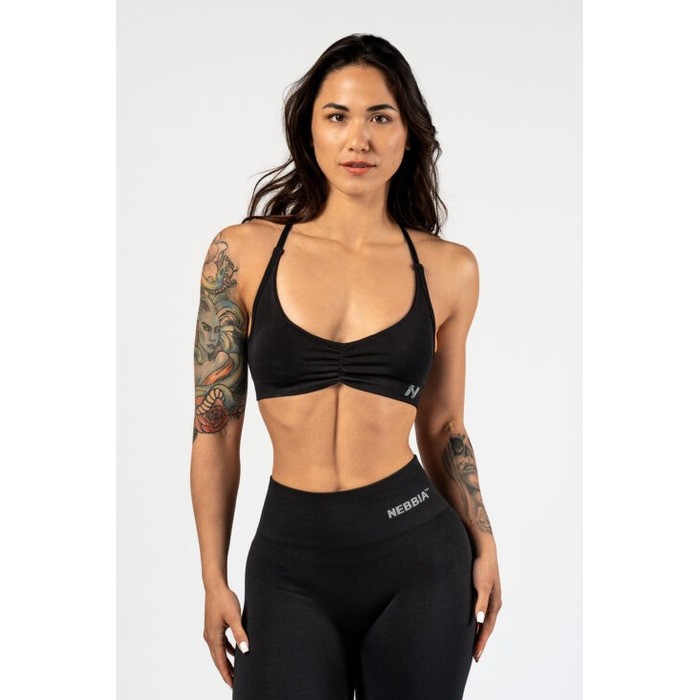 Топ Nebbia Medium-Support Sports Bra TOTALLY SEAMLESS Black 305