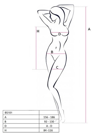 Платье с длинными рукавами Passion BS101 черное