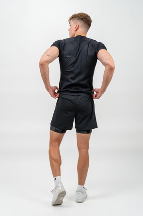 Футболка Nebbia Workout Compression T-shirt Endurance Black 346