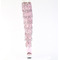 Сапоги Pleaser Delight-3017HG-RSF, каблук 6 дюймов, высота 3,5 см, 7-слойная бахрома, шнуровка сзади, голографическая пленка нежно-розового цвета, прозрачный