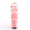 Босоножки Pleaser Flamingo-808N. Каблук 8 дюймов, ремешок на щиколотке 4 дюйма. Цвет: нежно-розовый.