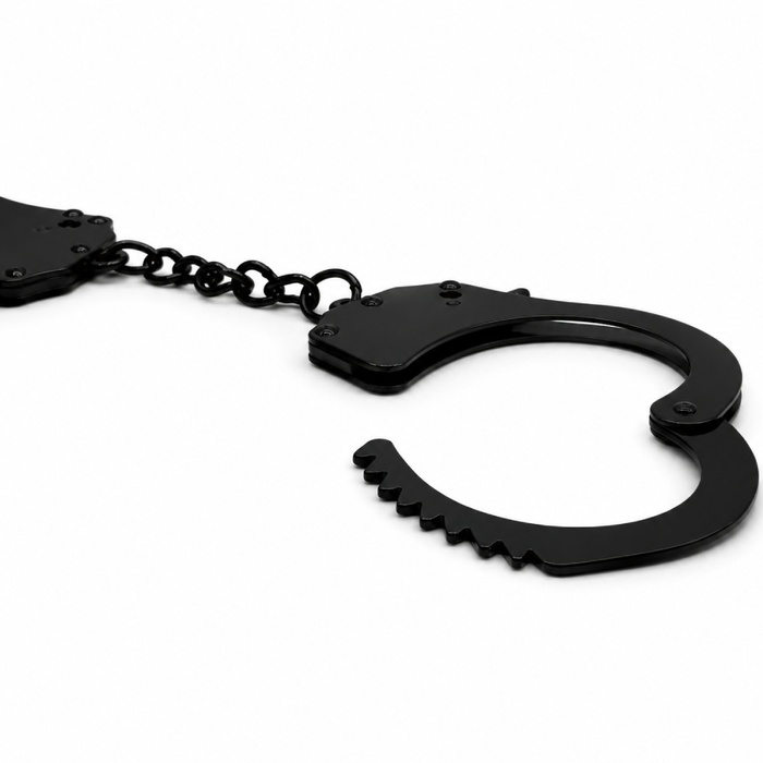 Металеві наручники DS Fetish на ланцюжку для БДСМ та рольових ігор
