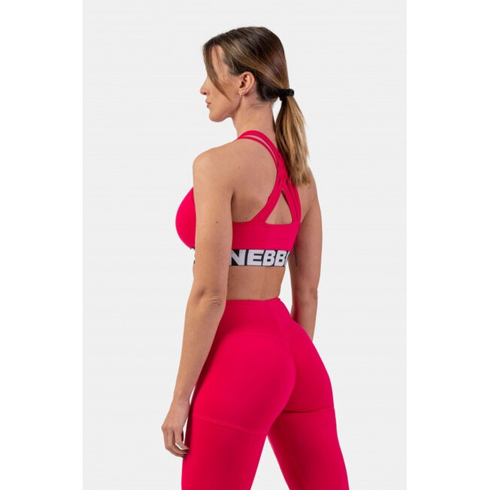ТОП MEDIUM IMPACT CROSS BACK SPORTS BRA PINK 410