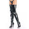 Чоботи Pleaser Seduce-4010, широкі, 5 дюймів, з промежністю, чорні