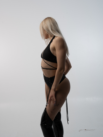 Twist & Tie top BLACK MATE BIFLEX- ЧОРНИЙ МАТОВИЙ БІФЛЕКС