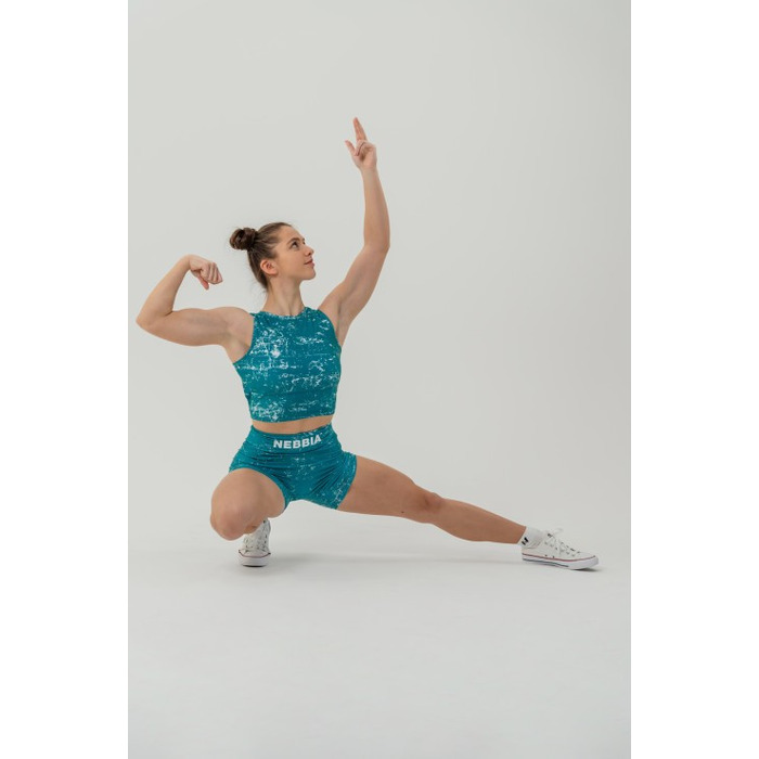 Шорти Nebbia High waisted leggings shorts 5'' HAMMIES Green 615