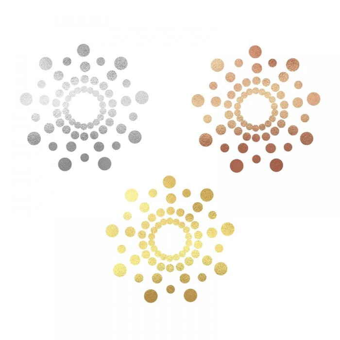 Прикраса для грудей MIMI Metallic Skin Transfer Bijoux Indiscrets