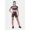 ТОП SHORT SLEEVE SPORTY CROP TOP MARRON 584