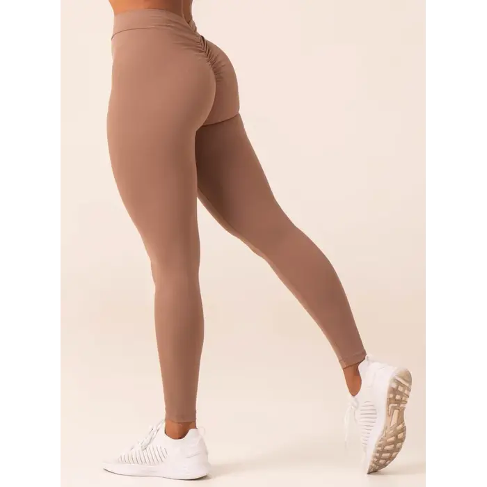 Леггинсы Ryderwear NKD V Scrunch Leggings - Mocha