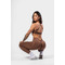 Легінси Nebbia High Waisted Push-Up Leggings TOTALLY SEAMLESS Brown 303