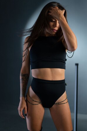 Шортики Manya OKTO black для полденс