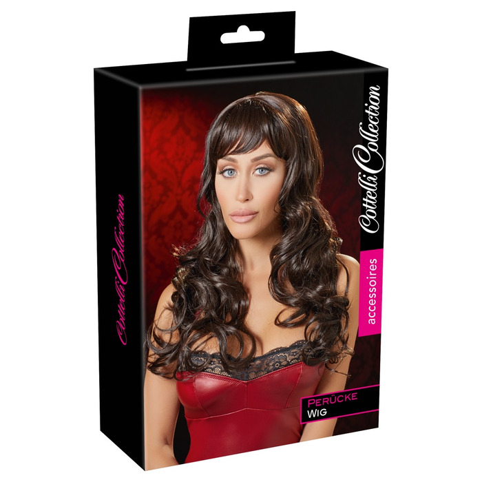 Парик Long Dark Brown Wig