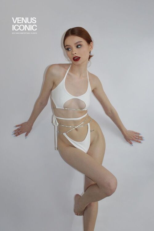 Комплект Venus Iconic Pearl: Еластичний біфлекс для танців та сцени