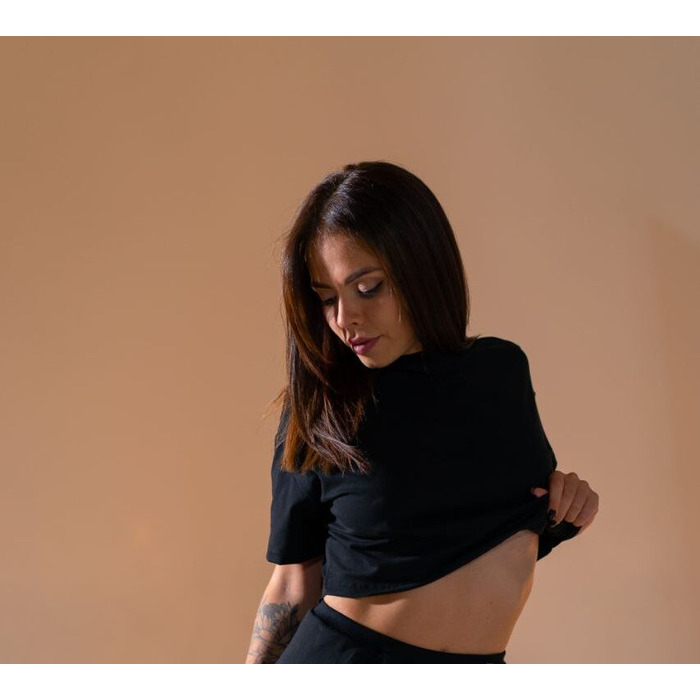 Кроп-топ оверсайз (cotton)