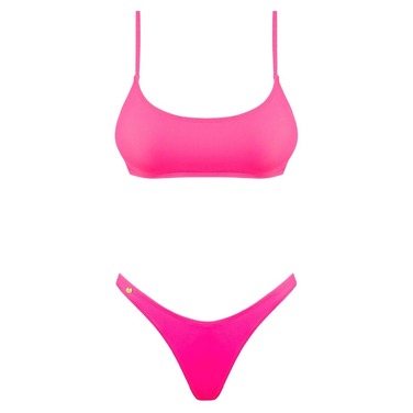 Купальник бикини Obsessive Mexico Beach неоново-розовый, S