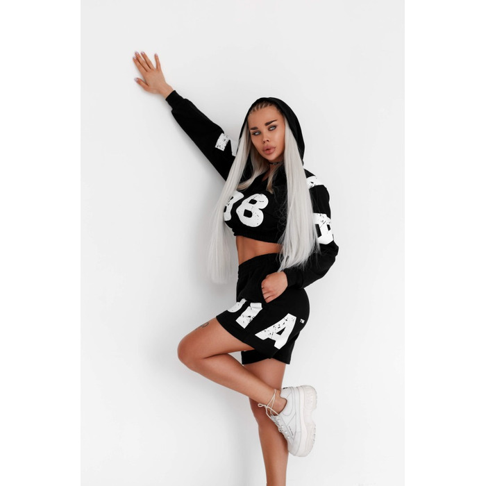 Шорти Nebbia Cotton gym shorts 6'' MUSCLE MOMMY Black 624