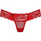 Стринги мереживні Obsessive 863-THO-3 червоні, L/XL