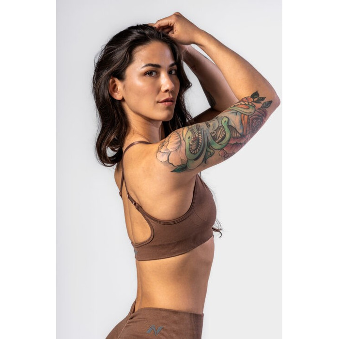 Топ Nebbia Medium-Support Sports Bra TOTALLY SEAMLESS Brown 305