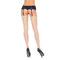 Панчохи з мереживною коронкою One Size Nuna Sheer Thigh High Stockings від Leg Avenue, бежеві