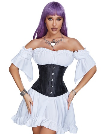 Корсет Star Night Corset с крючками и шнуровкой, черный, M (без коробки)