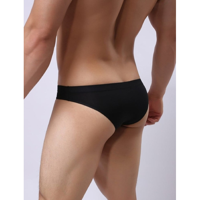 Трусы мужские Star Night с интимным вырезом, черные, M