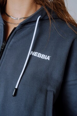 Спортивна кофта Nebbia Relaxed Zip Hoodie POWER Grey 895