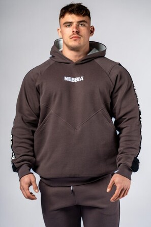 Худі чоловіча Nebbia Training Hoodie HERO Brown 300