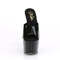 Шльопанці Pleaser Adore-701N на підборах 7 дюймів, шльопанці 2 3/4 дюйма PF, чорні