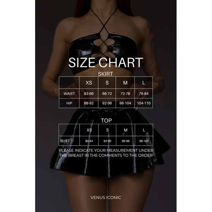 Топ та спідниця Venus Iconic BELLE & GLOSSY для Pole Dance та вечірок