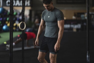 Шорти Double-Layer Shorts with Smart Pockets GREY 318