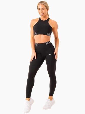 Легінси Level Up High Waisted Scrunch Leggings - Black