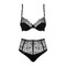 Комплект Obsessive Sharlotte 2-pcs set black S/M
