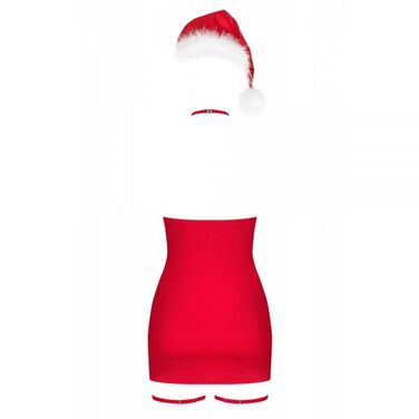 Комплект Obsessive Kissmas chemise Red® L / XL