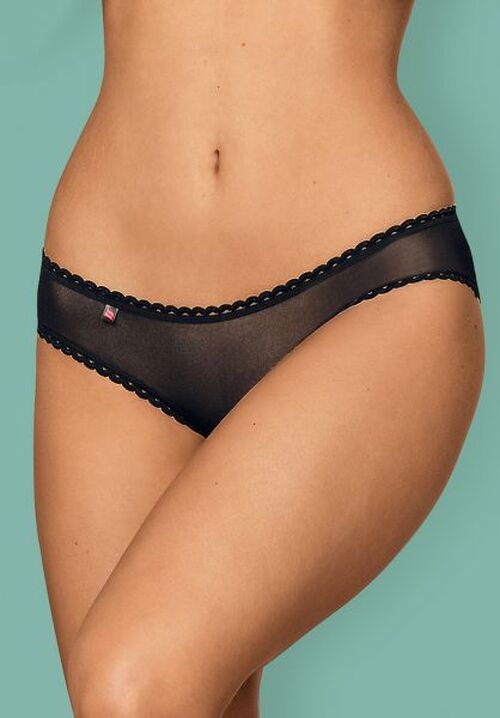 Трусики Obsessive Tricy panties black L/XL